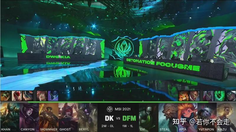 LGD碾压DFM，ShowMaker团战一打五宿敌对决八强赛，留下经典瞬间